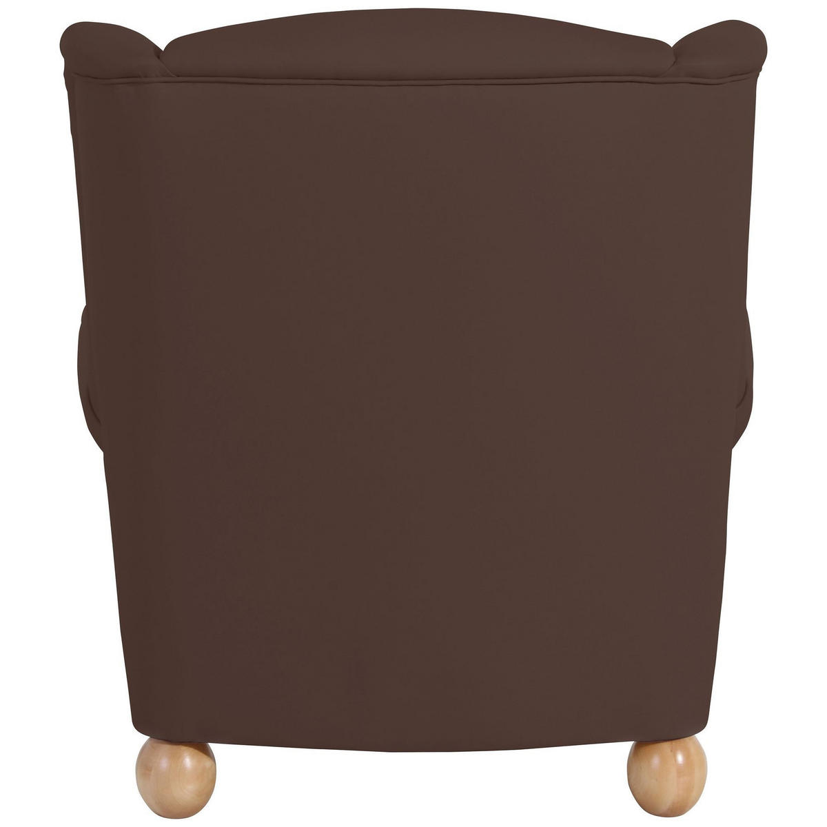 OHRENBACKENSESSEL Kasha Bezug Kunstleder Buche natur / braun - Buchefarben/Braun, Kunststoff (93/103/87cm) - 58aufmkessel