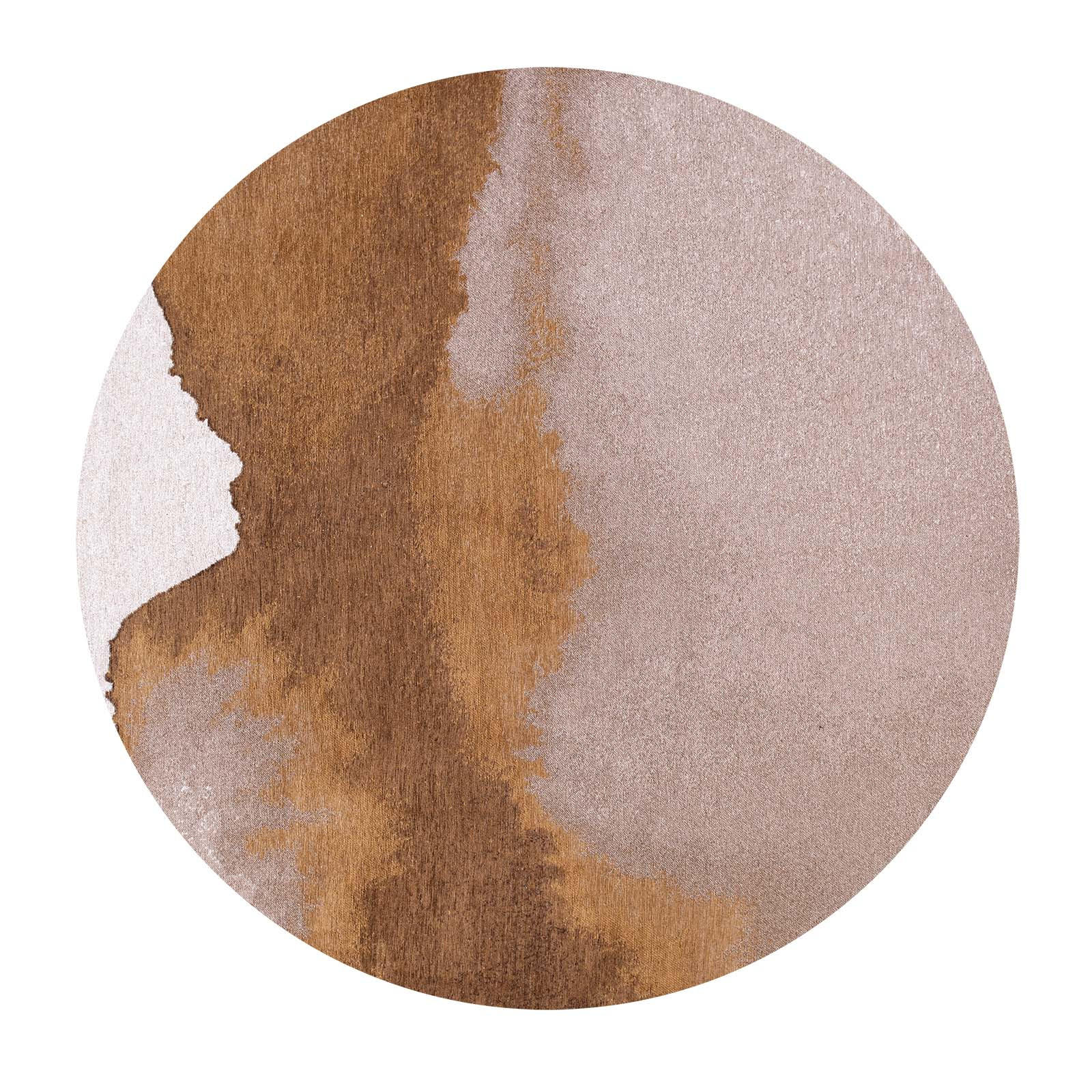 TEPPICH Chestnut Meditation 140/140 cm - Braun, Textil (140/140cm) - Louis De Poortere