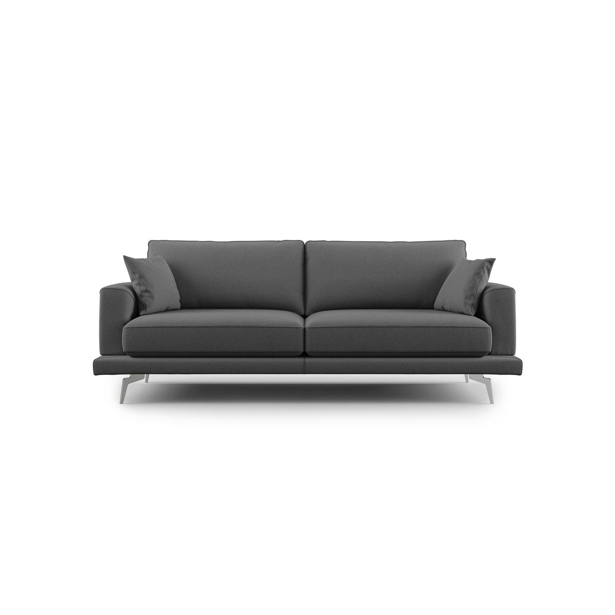 LINEARSOFA Dorian - Anthrazit, Textil (198/88/93cm) - Divani.store