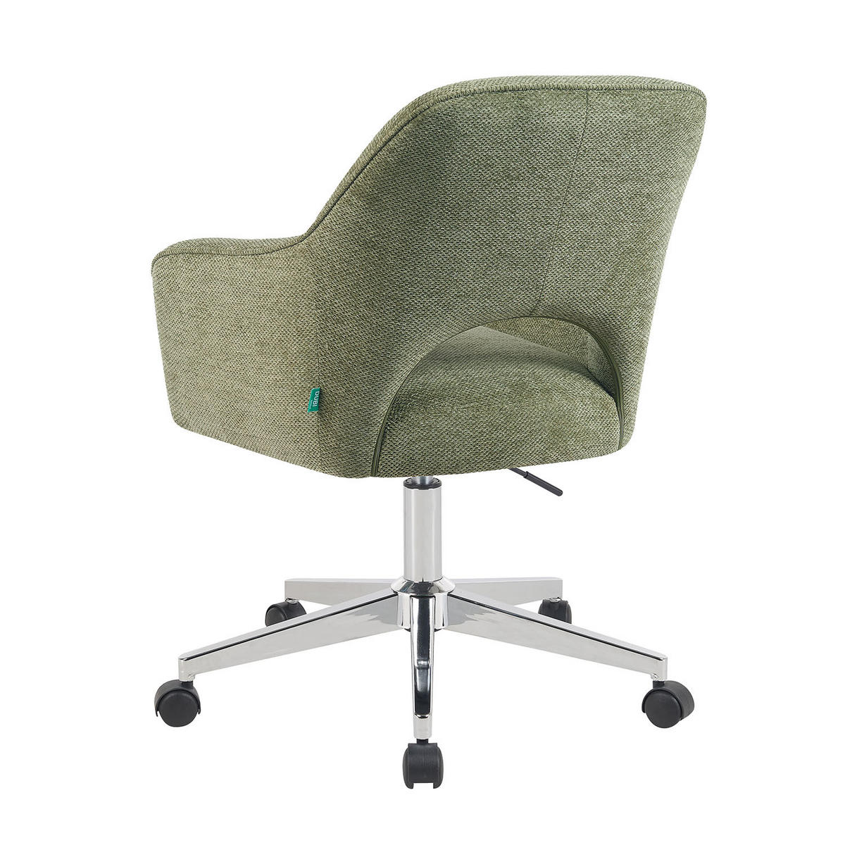 BÜROSTUHL Mika-Faro - Chromfarben/Grün, Textil/Metall (60/84/65cm) - DUBI Möbel