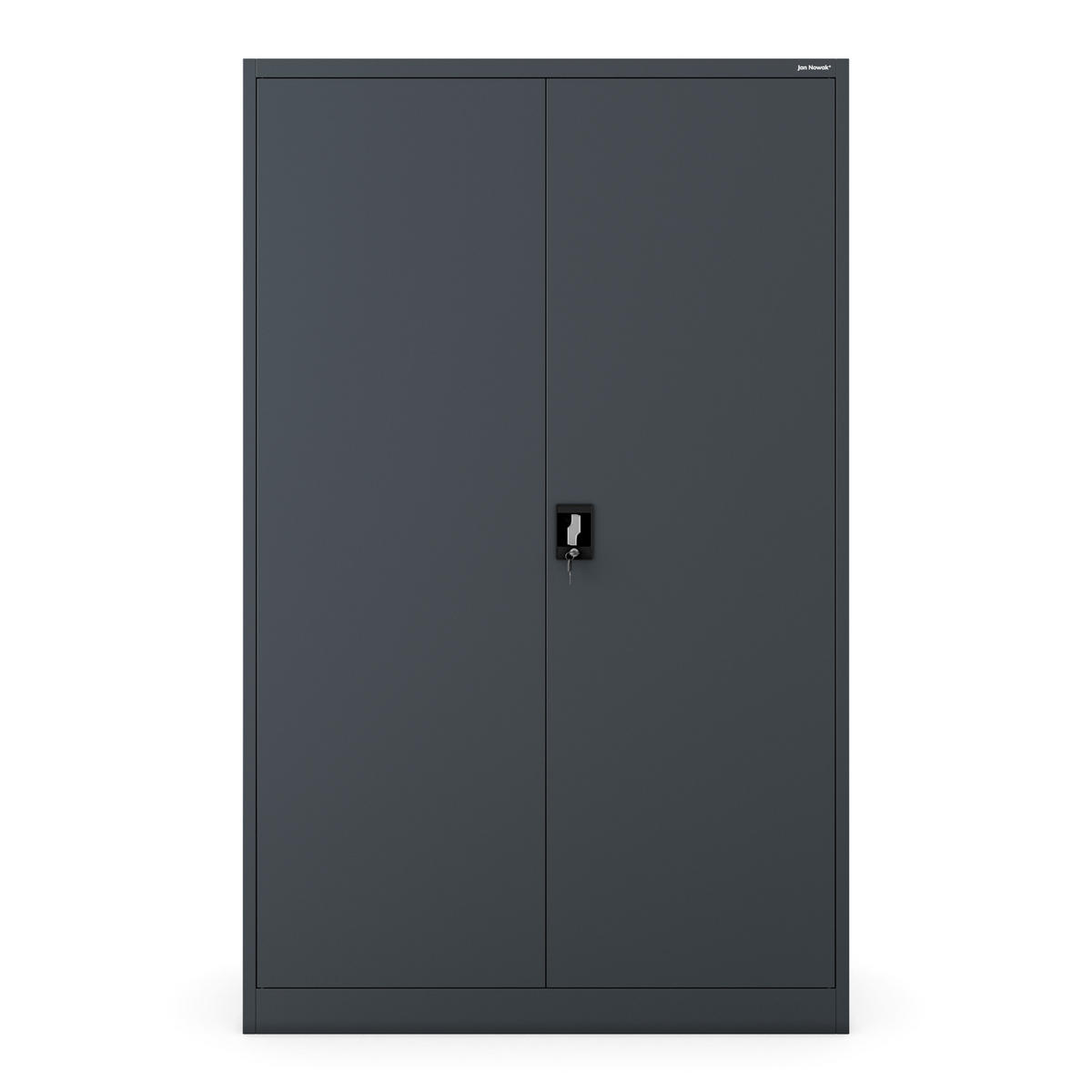 METALL-BÜROSCHRANK JAN II D600 - Anthrazit, Metall (115/185/60cm) - Jan Nowak