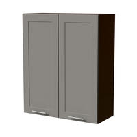HÄNGESCHRANK Oslo W4/80 Lava / Dust Grey Matt 80 / 32,5 / 96cm - Dunkelgrau/Grau, Holz/Holzwerkstoff (80/96/32.5cm) - Feldmann-Wohnen
