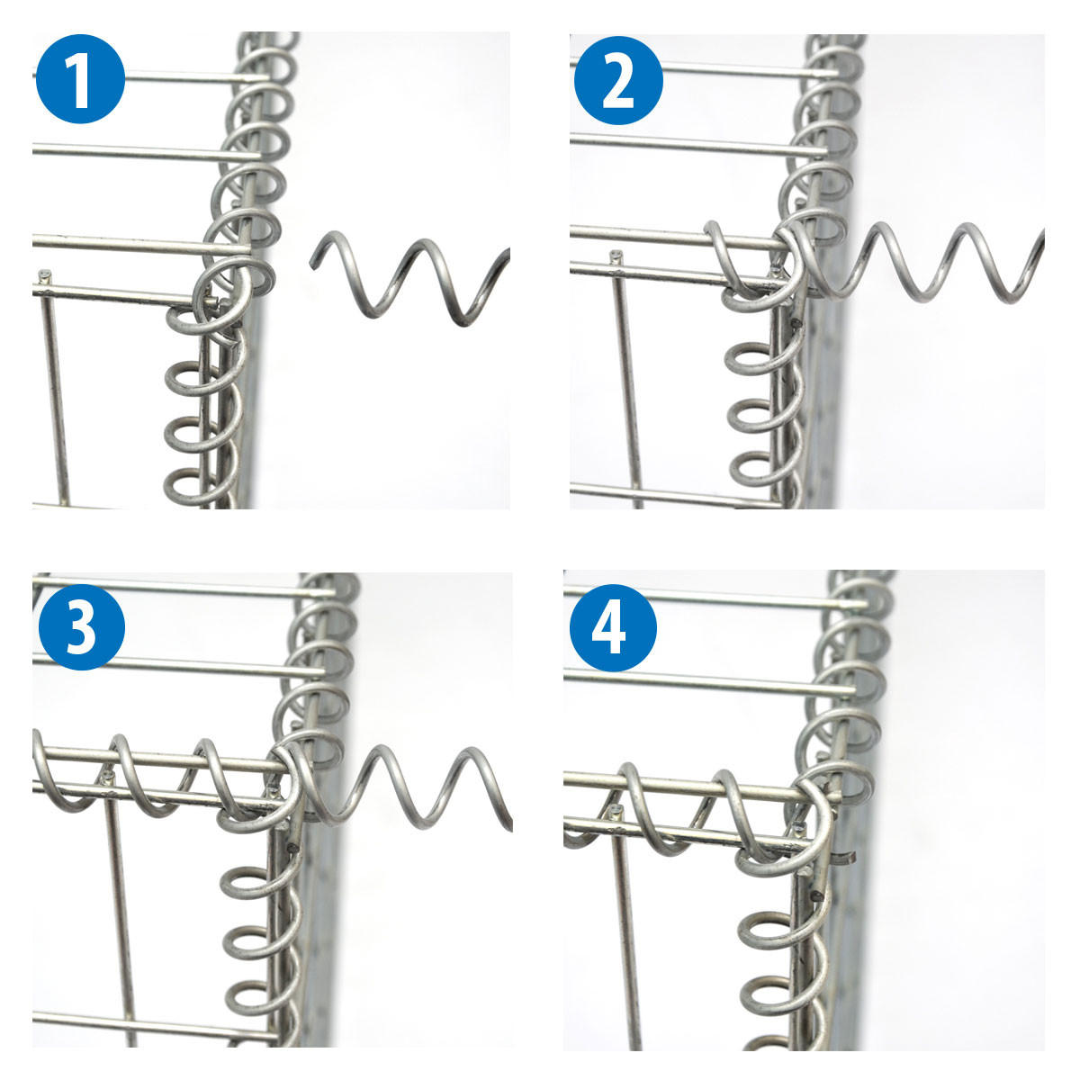 GABIONEN Steinkorb aus Stahl, 80/100/50 cm, Feuerverzinkt - Grau, Metall (50/80cm) - Niederberg Metall
