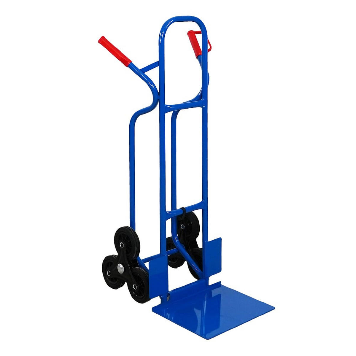 TREPPENSTEIGER Sackkarre Ragnar mit XXL klappbarer Schaufel 117x60x60cm Tragkraft 250kg 3 Blau - Blau, Metall (60/60/117cm) - PROREGAL