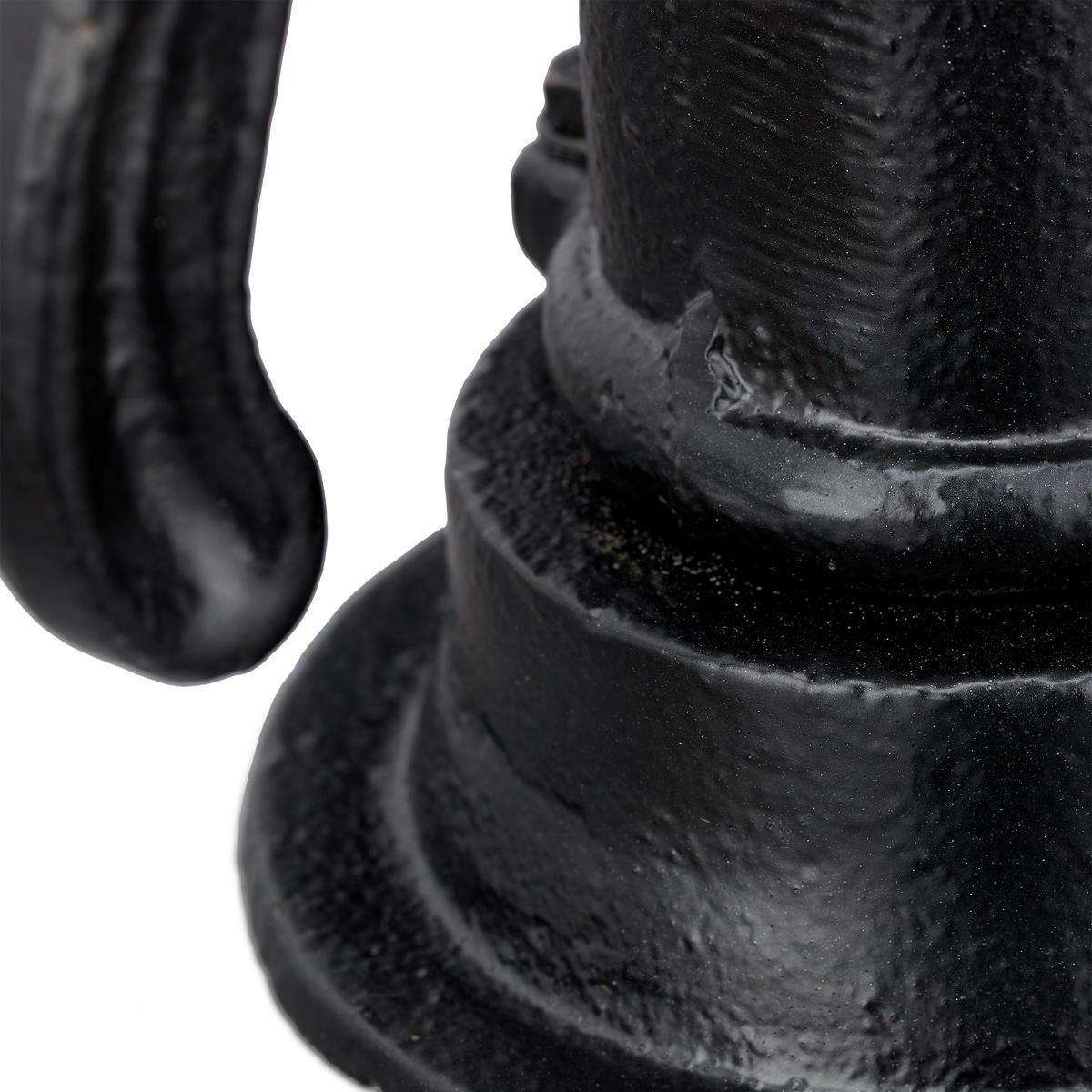 ČERPADLO Deco - černá, kov (10.5/13.5/22.5cm) - Relaxdays