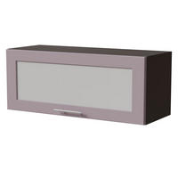 KLAPPHÄNGESCHRANK Bari W4BS/90 WKF Lava / RAL 4009 pastellviolett 90 / 32,5 / 36cm Blum Aventos - Dunkelgrau/Violett, Holz/Holzwerkstoff (90/36/32.5cm) - Feldmann-Wohnen