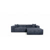ECKSOFA Carlota - Blau, Holzwerkstoff/Textil (270/192cm) - Fun Möbel
