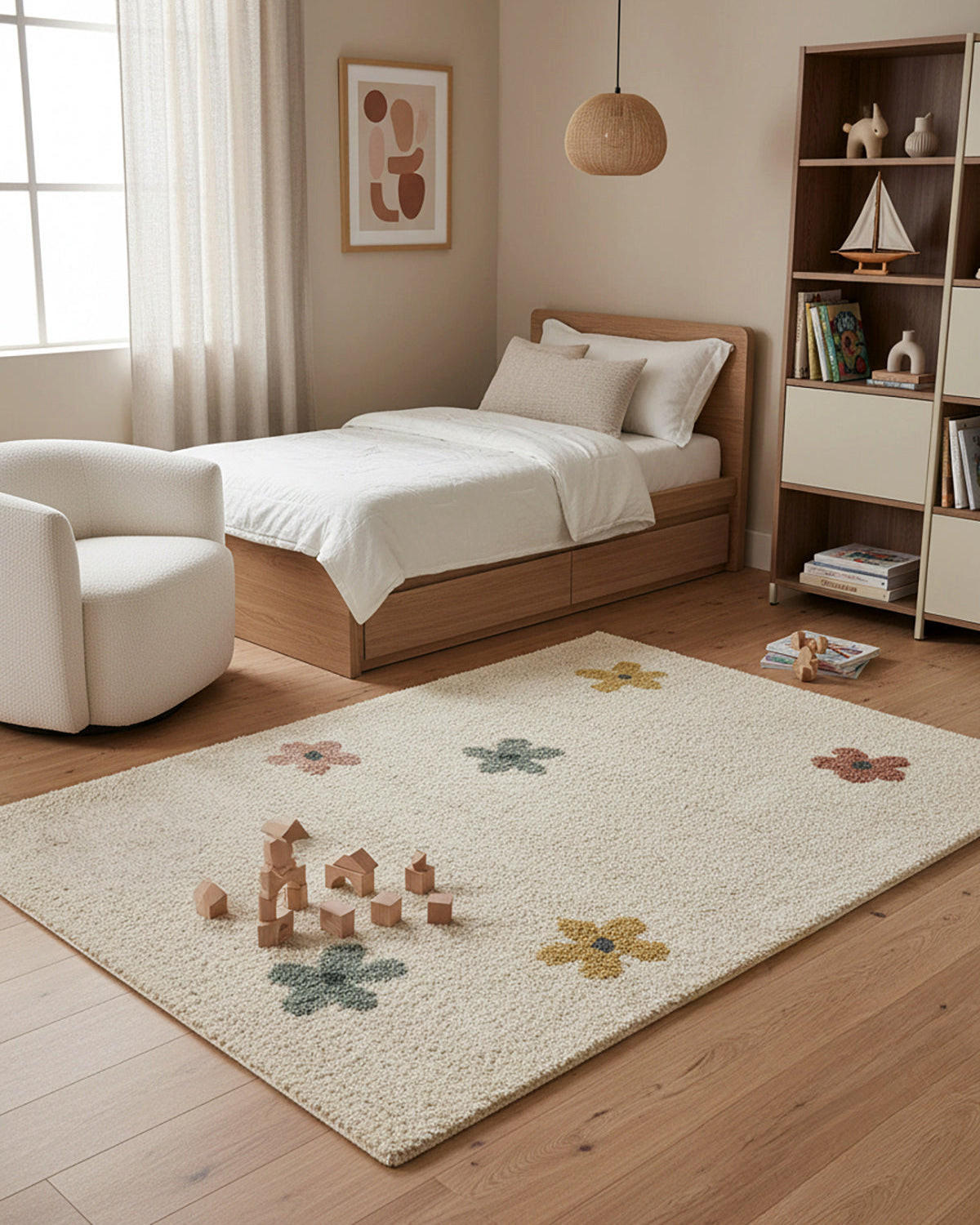 TEPPICH für Kinder, dick und bequem mehrfarbig - Multicolor, Textil (120/170cm) - AFK Living