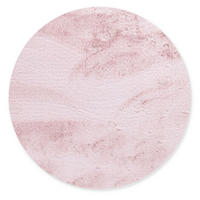 KUNSTFELLTEPPICH Sara 60x60 cm - Rosa, Textil (60/60cm) - Gino Falcone