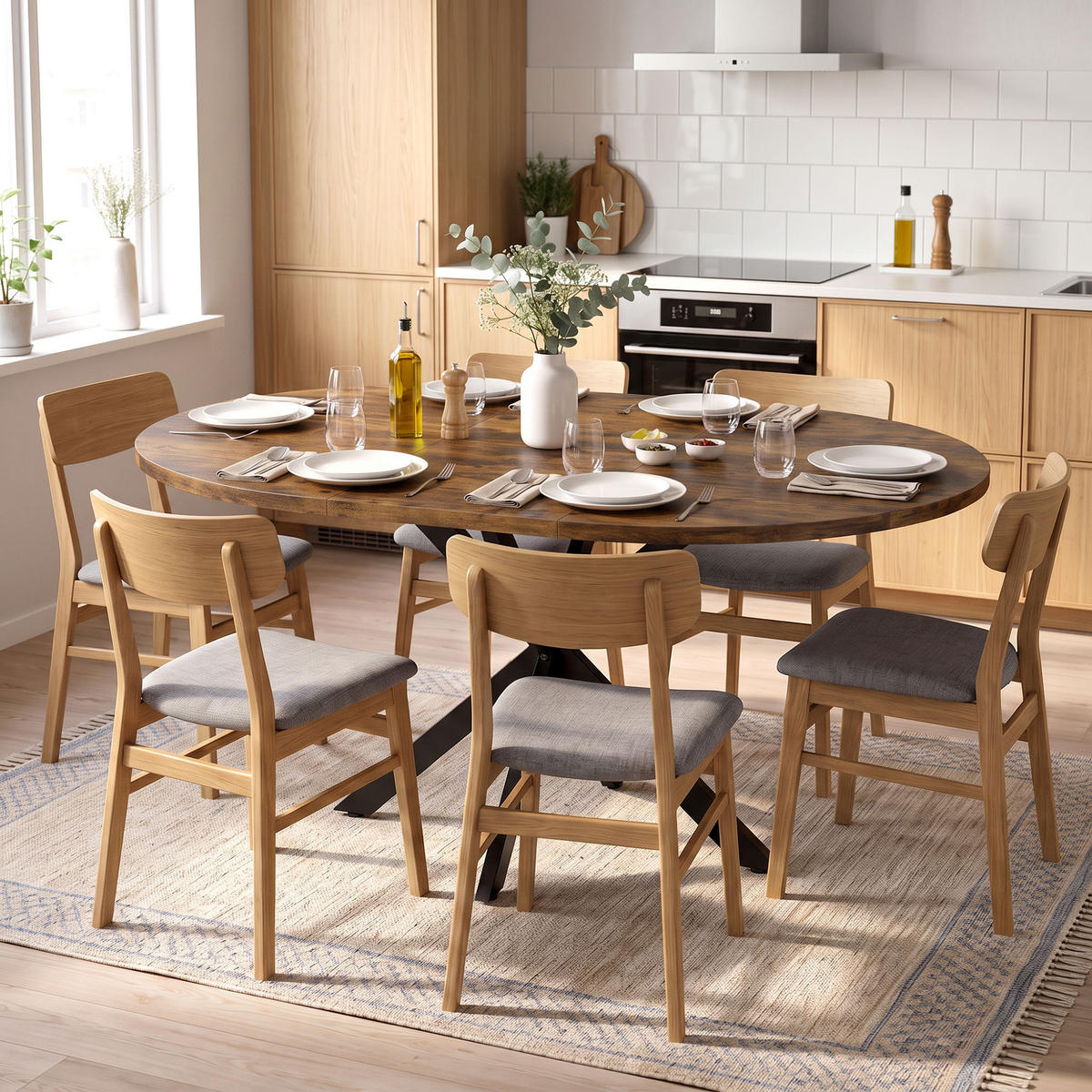 ESSTISCH Rostfarben 135.0/100.0/75.0 - Rostfarben, Holzwerkstoff (135/100/75cm)