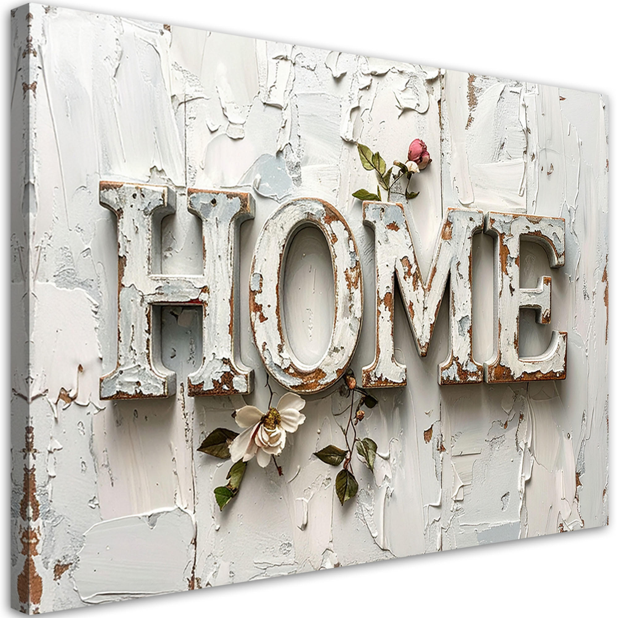 Feeby Leinwandbild Beige 100x70 cm