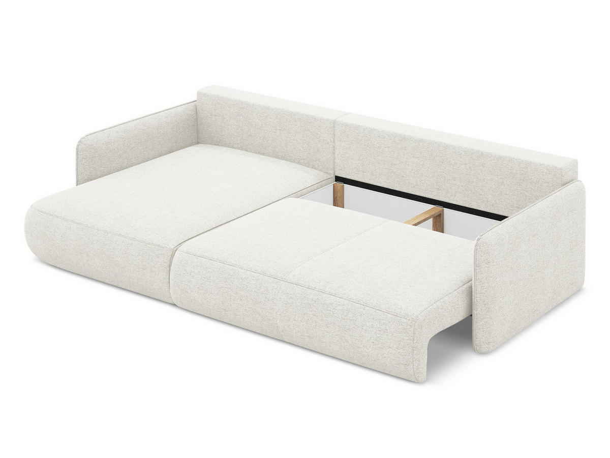 WOHNLANDSCHAFT Strukturstoff Stoff Grau - Schwarz/Grau, Kunststoff/Textil (290/86/148cm) - Makamii