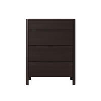 HOLZKOMMODE Modena Low 80, Palisanderfarbe - Wengefarben, Holz/Buchenholz (80.4/106.3/45cm) - Visby