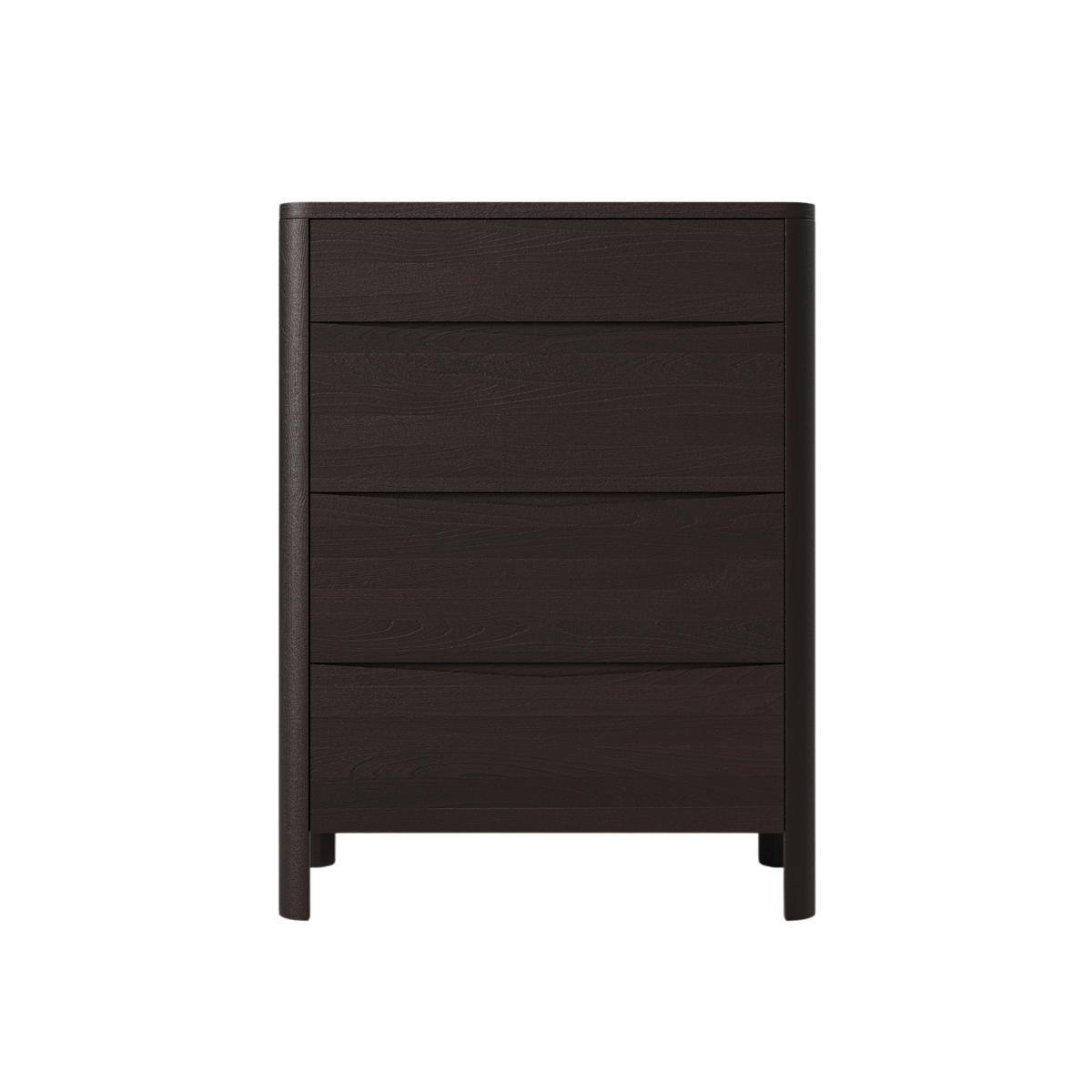 HOLZKOMMODE Modena Low 80, Palisanderfarbe - Wengefarben, Holz/Buchenholz (80.4/106.3/45cm) - Visby