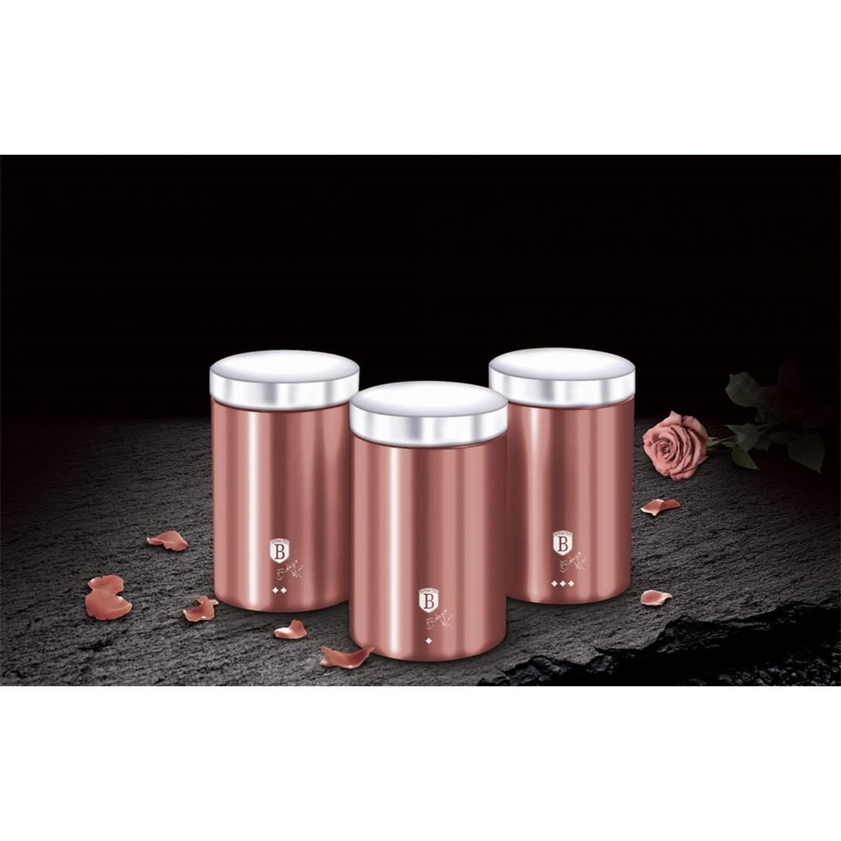 TEEBEHÄLTER Rosa 11/11/17.8 cm BH6270 - Pink, Metall (11/17.8/11cm) - Berlinger Haus