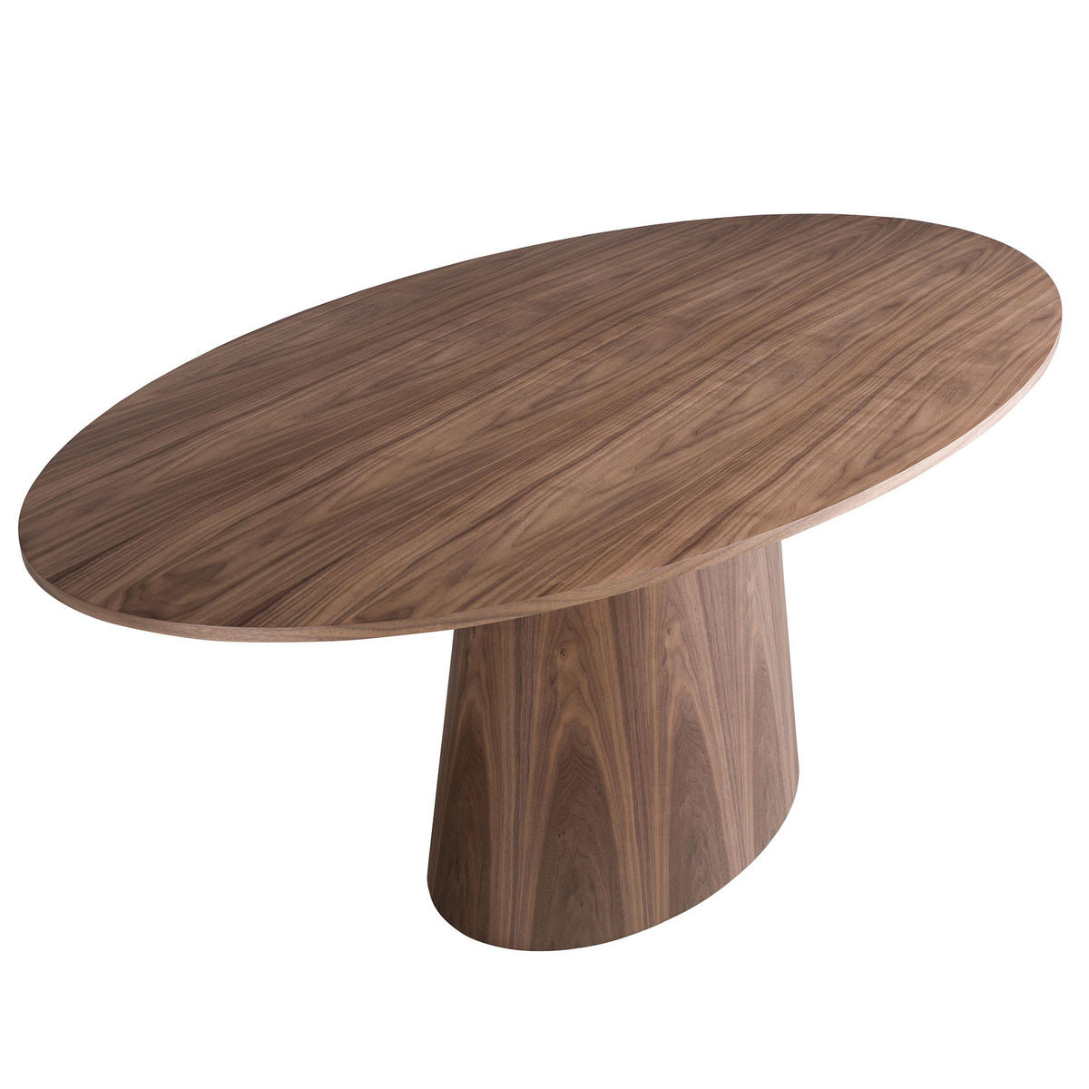 ESSTISCH Oval Walnuss 220/110/76 cm - Walnussfarben, Holz (110/220/76cm) - ANGEL CERDA