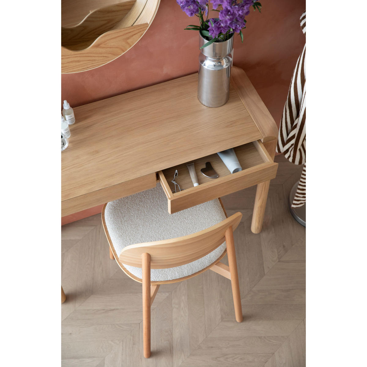 KONSOLENTISCH Storm Natur - Naturfarben, Holz (100/100/76cm) - Zuiver