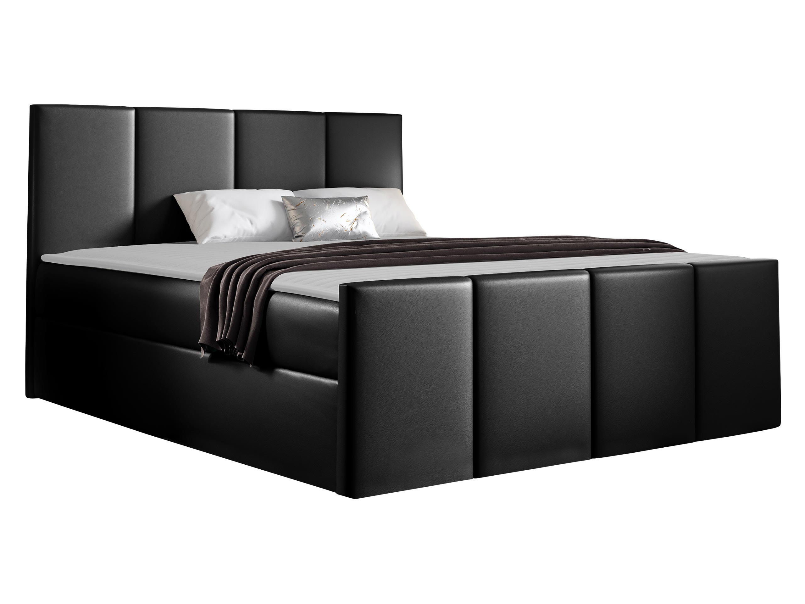 BOXBETT Lars - Schwarz, Holz (120/200cm) - MIRJAN24