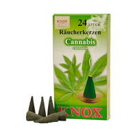 RÄUCHERKERZEN Cannabis 24er Packung - Multicolor, Holz (6.5/2.3/12.5cm)