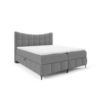 BOXBETT Charles In Aragon - Grau, Holzwerkstoff/Textil (120/200cm) - Fun Möbel