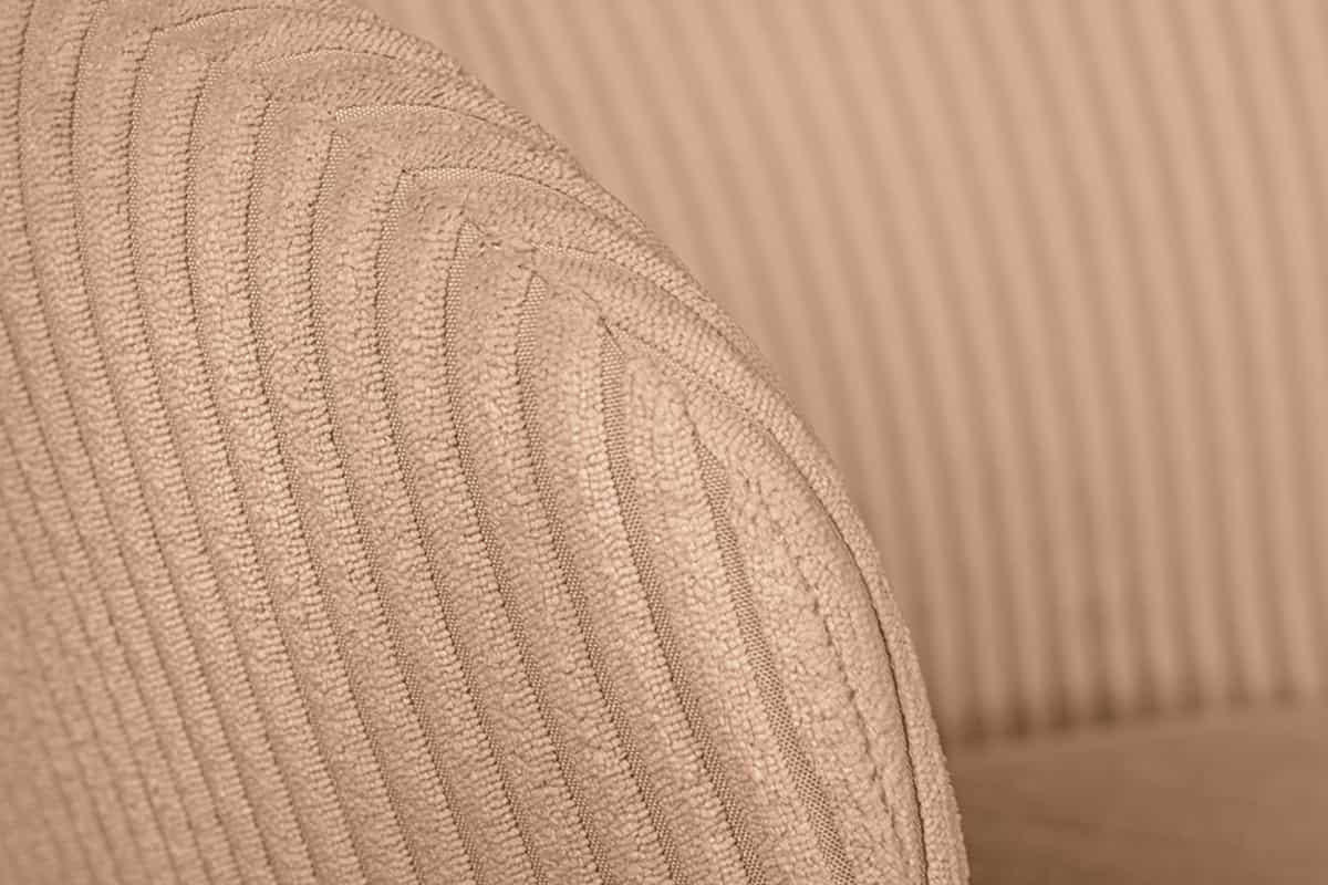 STUHL LYON Cord Rosa 75 cm - Schwarz/Rosa, Textil/Metall (54/75/58cm) - riess-ambiente