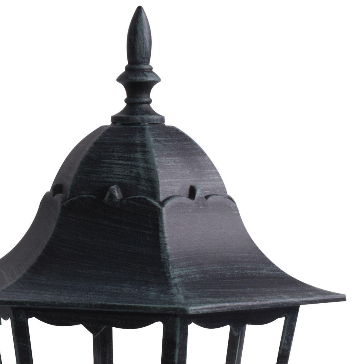 LED STEHLEUCHTE Norderney Schwarz - Schwarz, Glas (58/55/220cm)