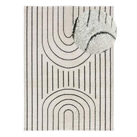 WEBTEPPICH Weiß Geprägt Blanche 120/170 cm - Weiß, Naturmaterialien/Textil (120/170cm) - Atticgo