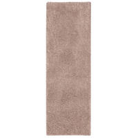 LUXUS HOCHFLOR LANGFLOR LÄUFER TEPPICH MILANO - Mauve, Textil (80/200cm) - Snapstyle