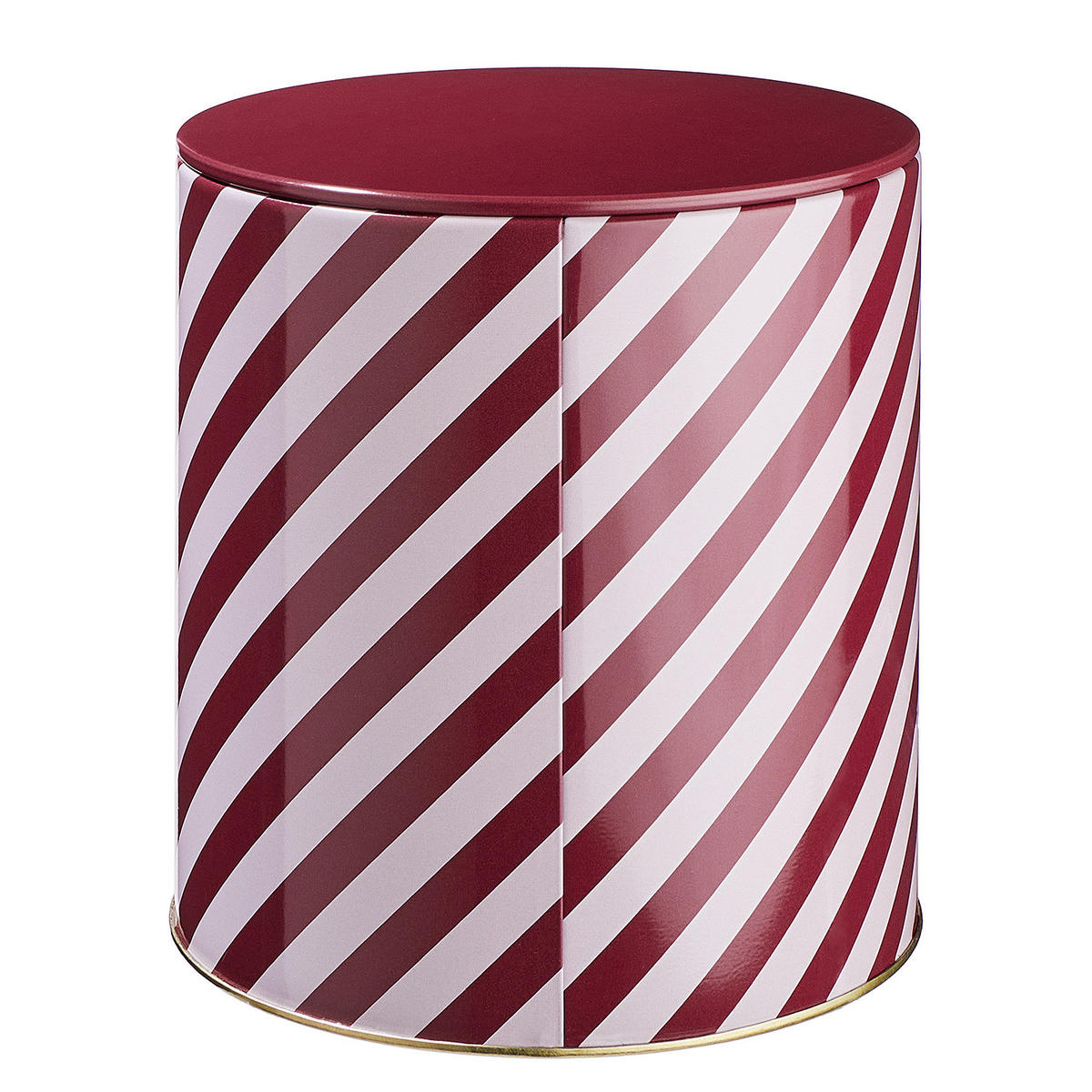 KEKSDOSE Cookie Jar Candy Cane - Dunkelrot, Metall (14/15/14cm) - Butlers