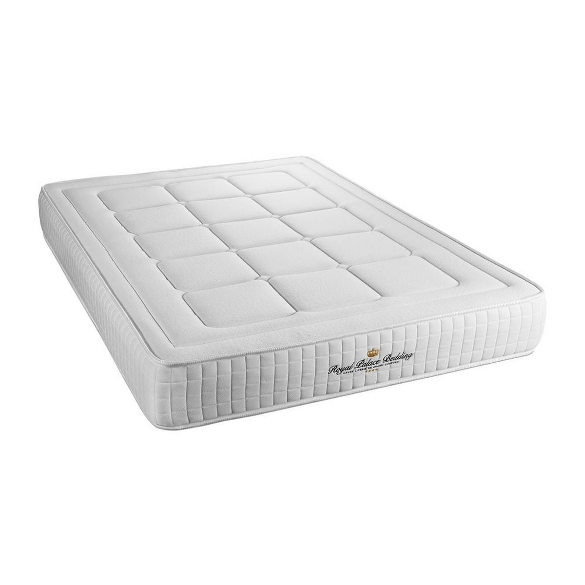 MATRATZE Balmoral Memory-Schaum 140 x 220 cm h3 - Weiß, Textil (140/220cm) - ROYAL PALACE BEDDING