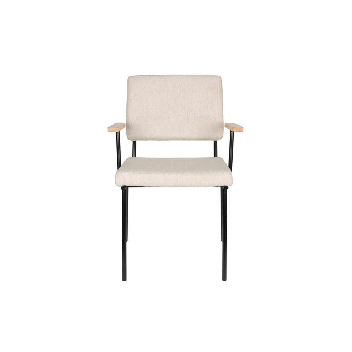ESSZIMMERSTUHL Fellow Creme/ Weiß - 2 er Set - Creme/Grau, Kunststoff (57.5/85/60cm) - Zuiver