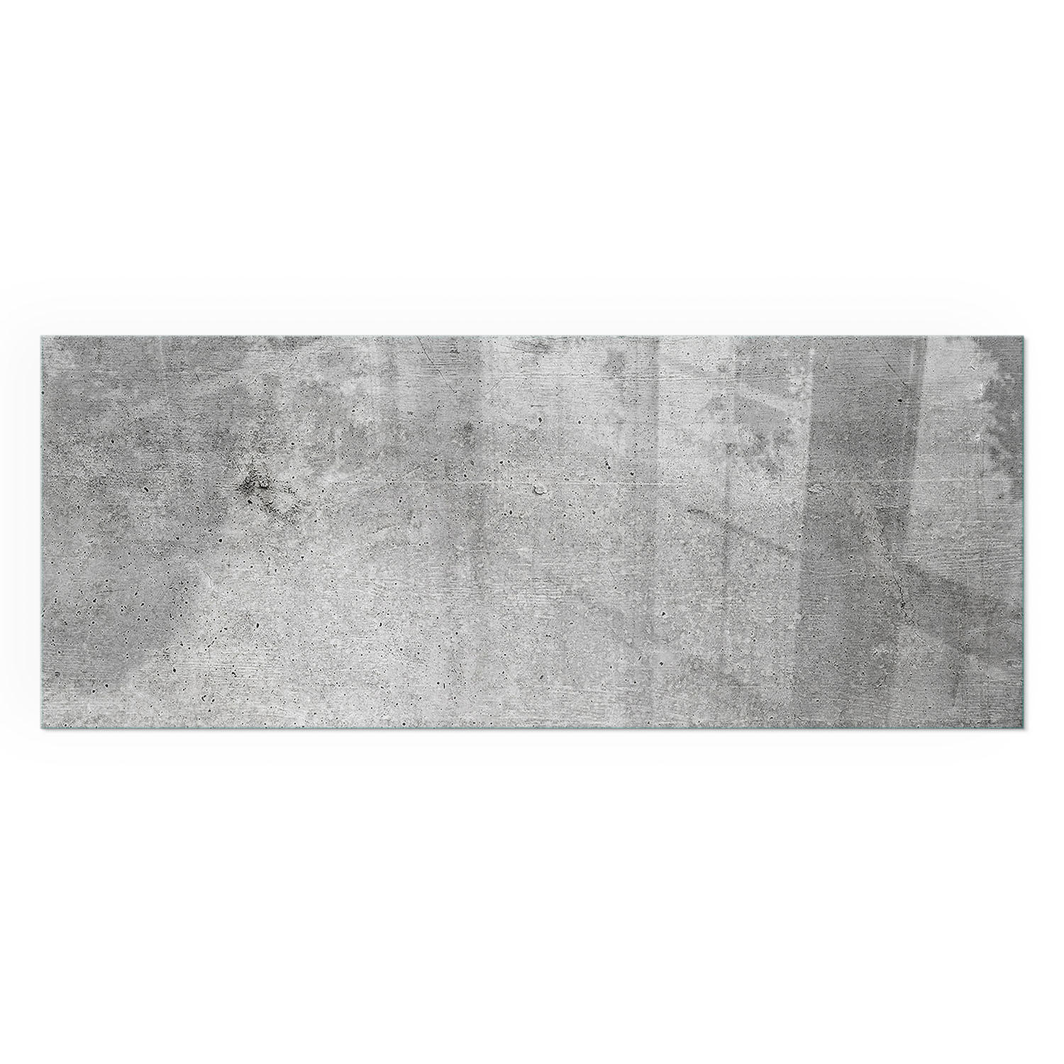 GLASPLATTE für Kamin 125x50 cm - Grau, Glas (125/50/0.4cm) - TULUP