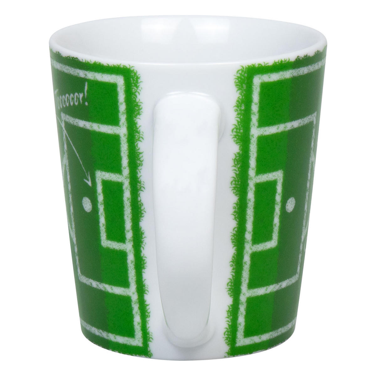 KAFFEEBECHER Fußball - Taktik - Naturfarben, Keramik (0.38L) - Könitz