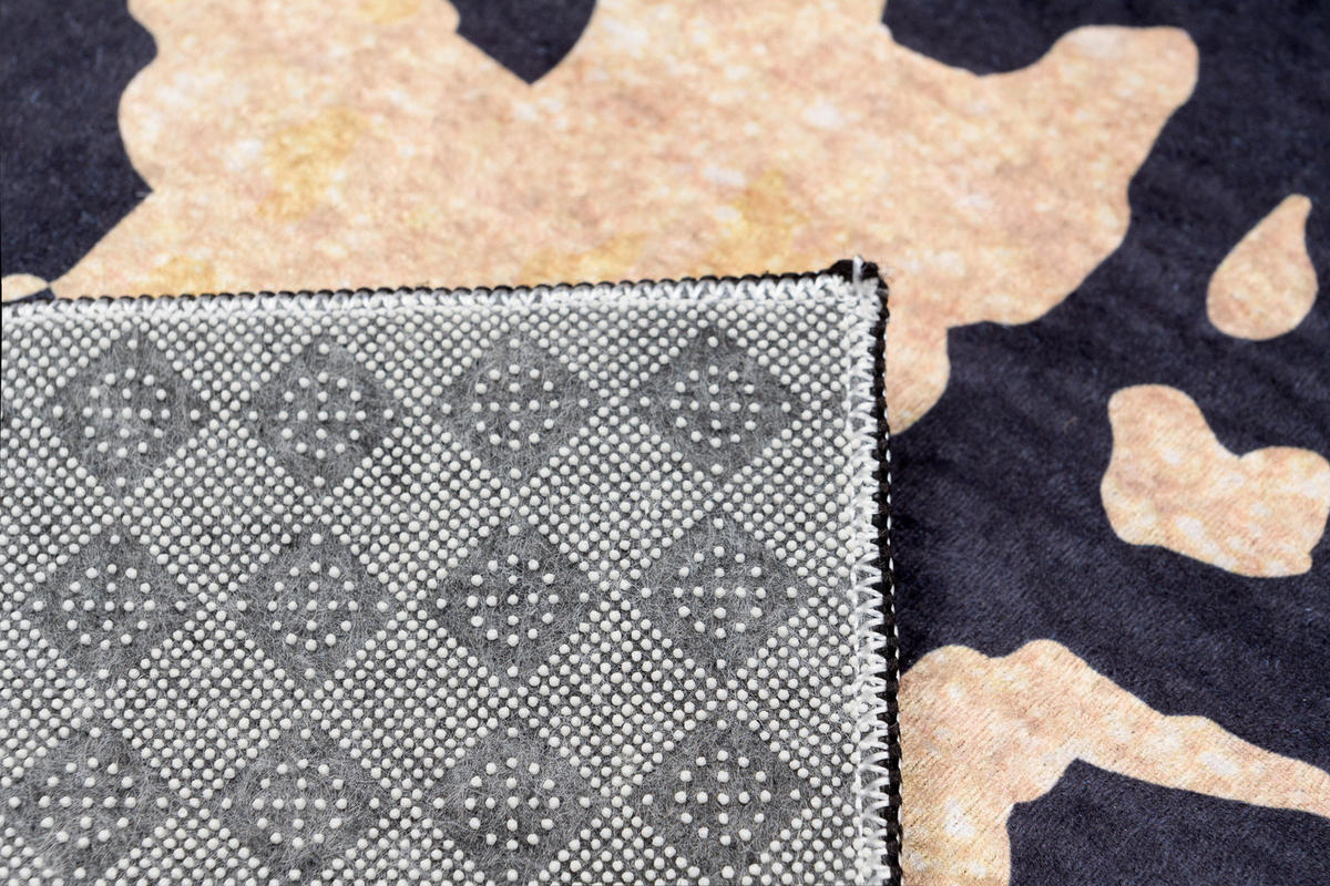 TEPPICH TOSCANA Schwarz 140/200 cm - Schwarz, Textil (140/200cm) - Tapiso