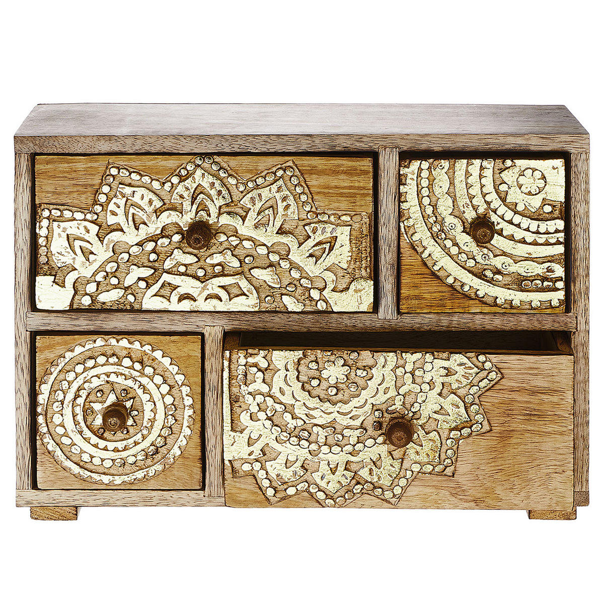 DEKO-SCHRANK Bali - Goldfarben, Holz (11/29/22cm) - Butlers