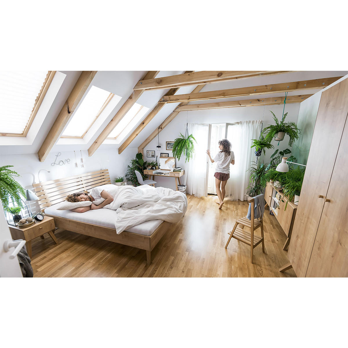 SKŘÍŇ 2DVEŘOVÁ Dřevo - hnědá, kompozitní dřevo (58/207.5/101cm) - Petits-meubles