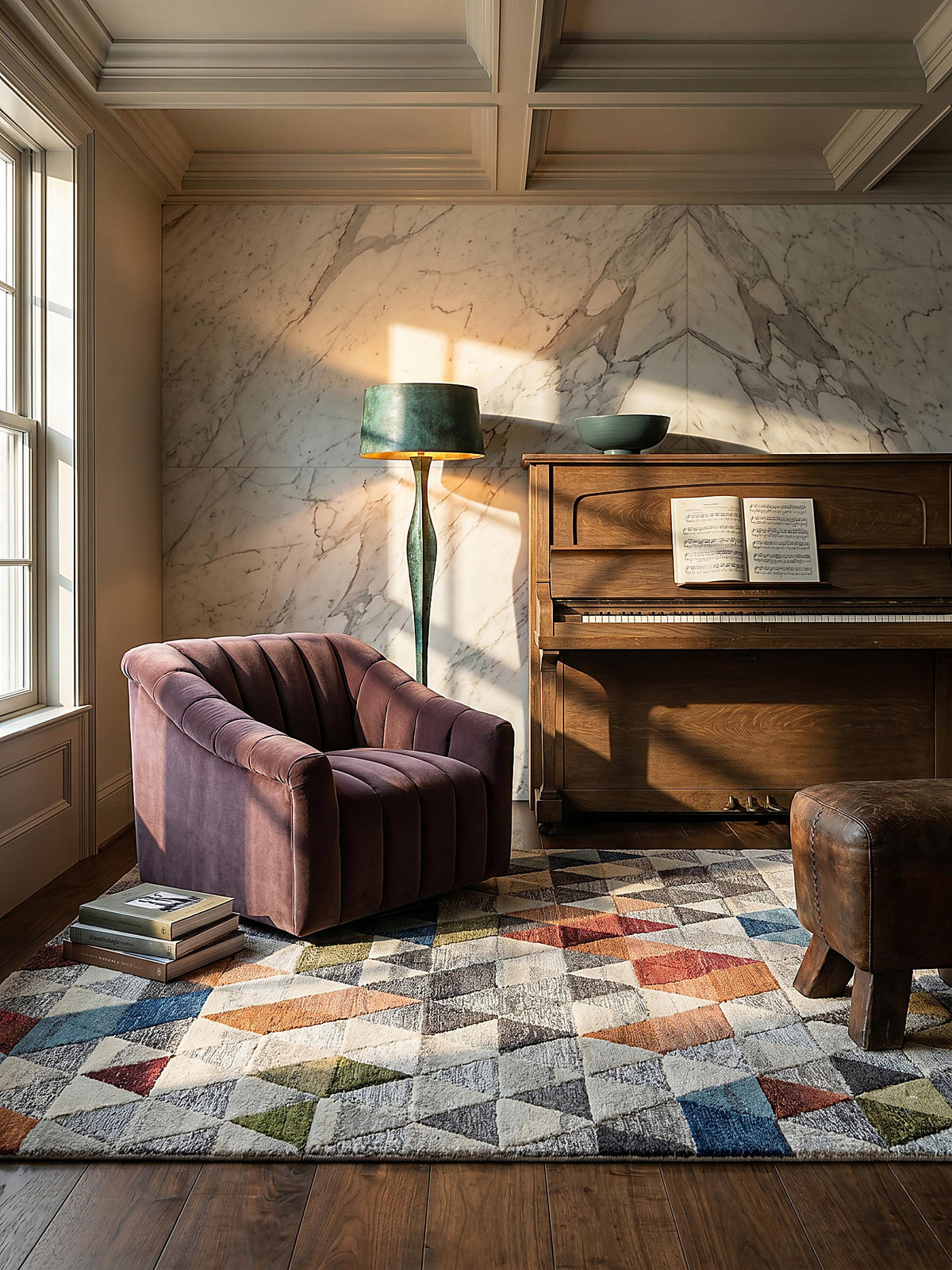 WOLLTEPPICH Modernes-Geometrisch-Design, mehrfarbig ESK LEO, Multi 160x230 cm - Multicolor, Textil (230/160cm) - KADIMA DESIGN