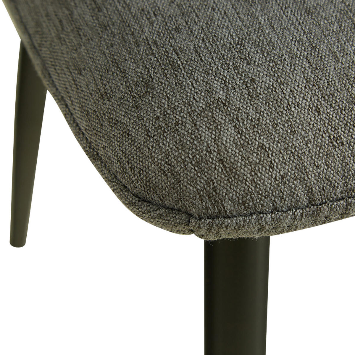 TISCHGRUPPE 80/80 cm in Natur mit 2 Stühlen in Grau - Naturfarben/Grau, Holz/Textil (80/75/80cm) - Homestyle4u