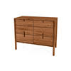 KOMMODE INA Wildeiche - Mokka, Holz (97/79/46cm) - byoak
