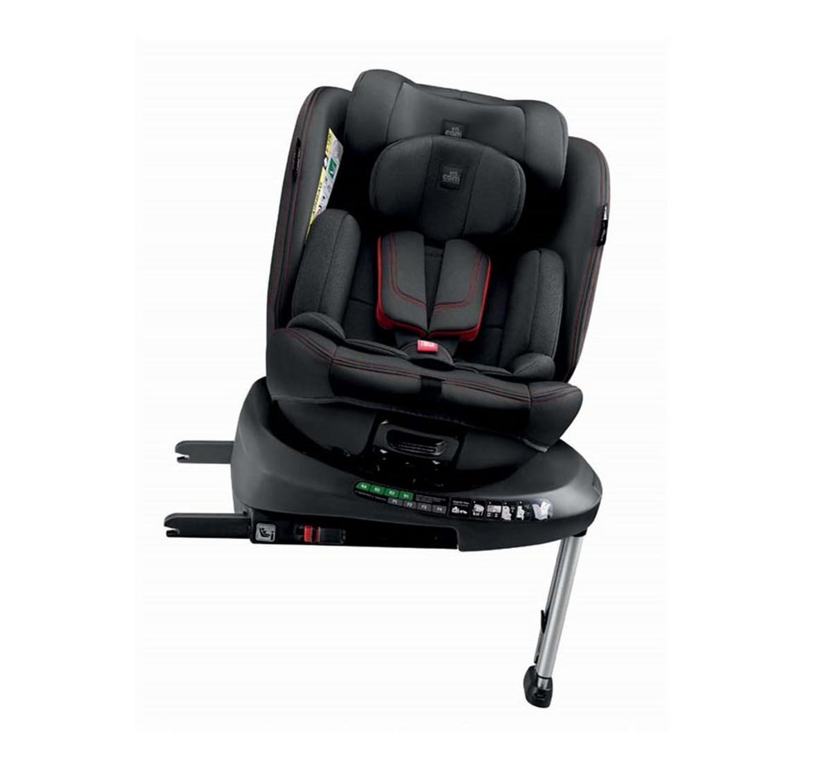 KINDERAUTOSITZ Sosta I-Size Autositz - Schwarz, Kunststoff (240/455/460cm) - Cam il Mondo del Bambino S.p.A.