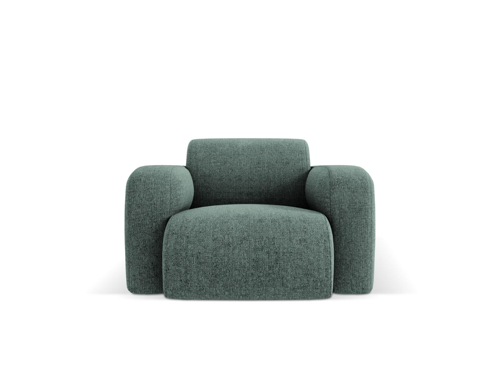 SESSEL Molino aus Chenille-Stoff petrol - Petrol, Textil (95/72/105cm) - Micadoni