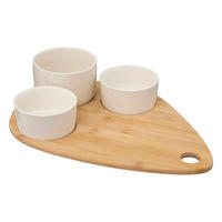 SNACKSCHALEN 3er-Set - Weiß, Keramik (24/7/35cm)