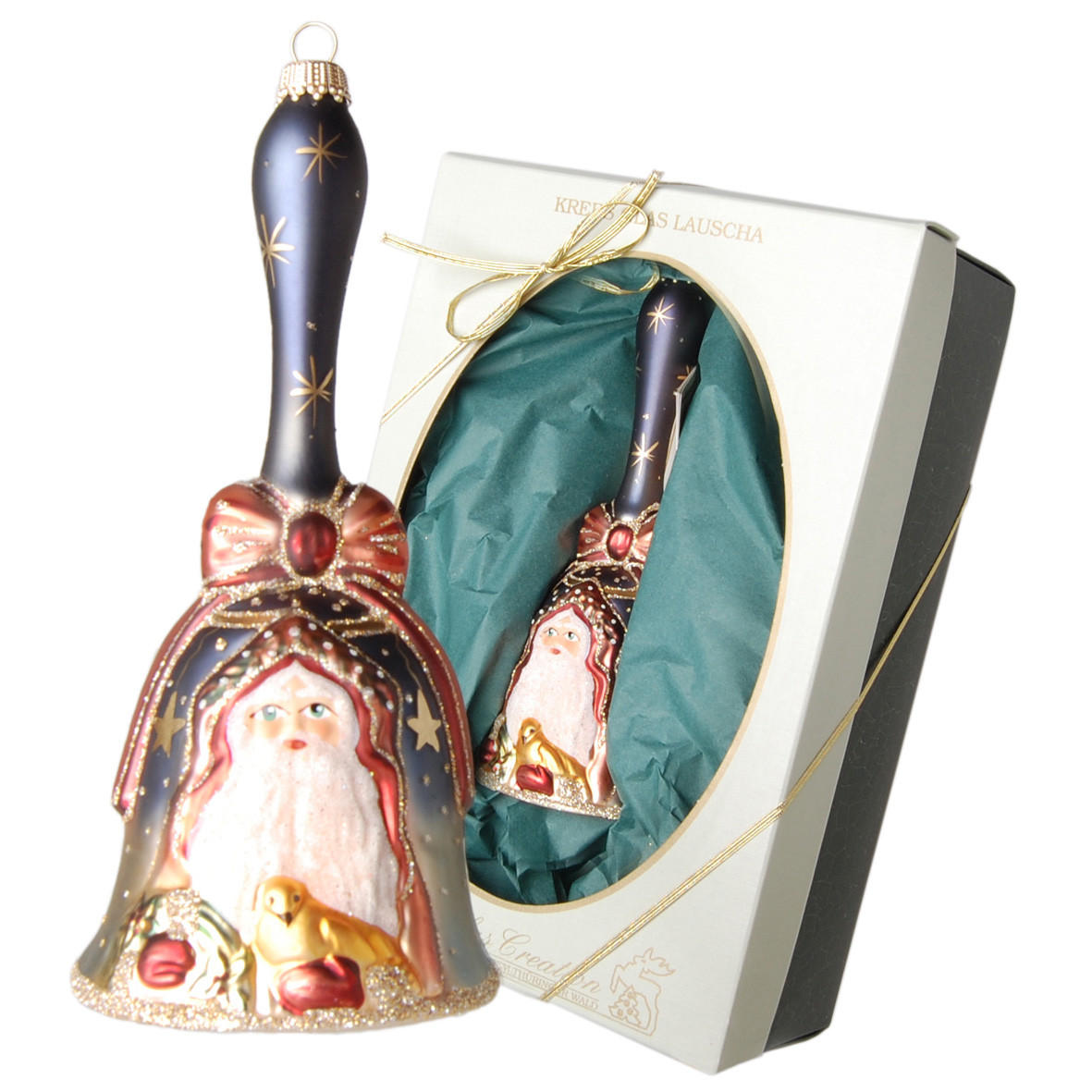Krebs Glas Lauscha Christbaumschmuck Mehrfarbig 7x17x7 cm