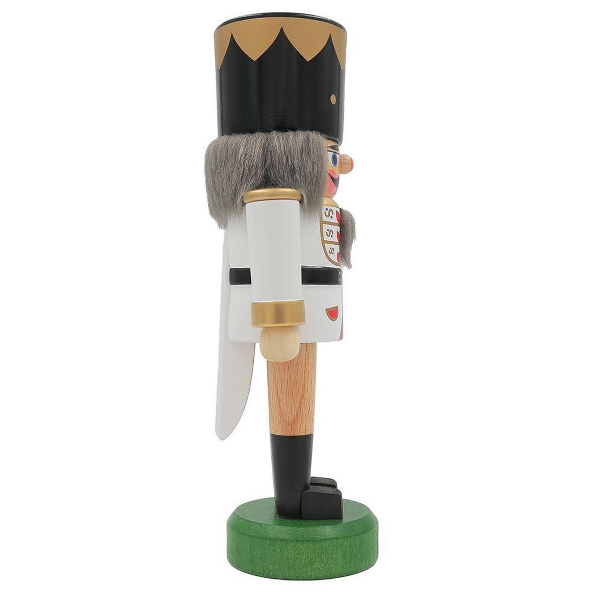 NUSSKNACKER 17,5 cm Weißer König - Multicolor, Metall (0.1/17.5/0.1cm)