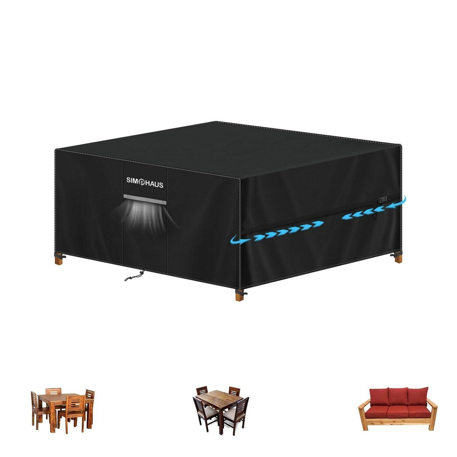 XXXLutz Abdeckhaube Schwarz 120x80x130 cm
