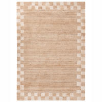 TEPPICH Hellbeige 160/230 cm Jute Beed - Beige, Textil (160/230cm) - Beliani
