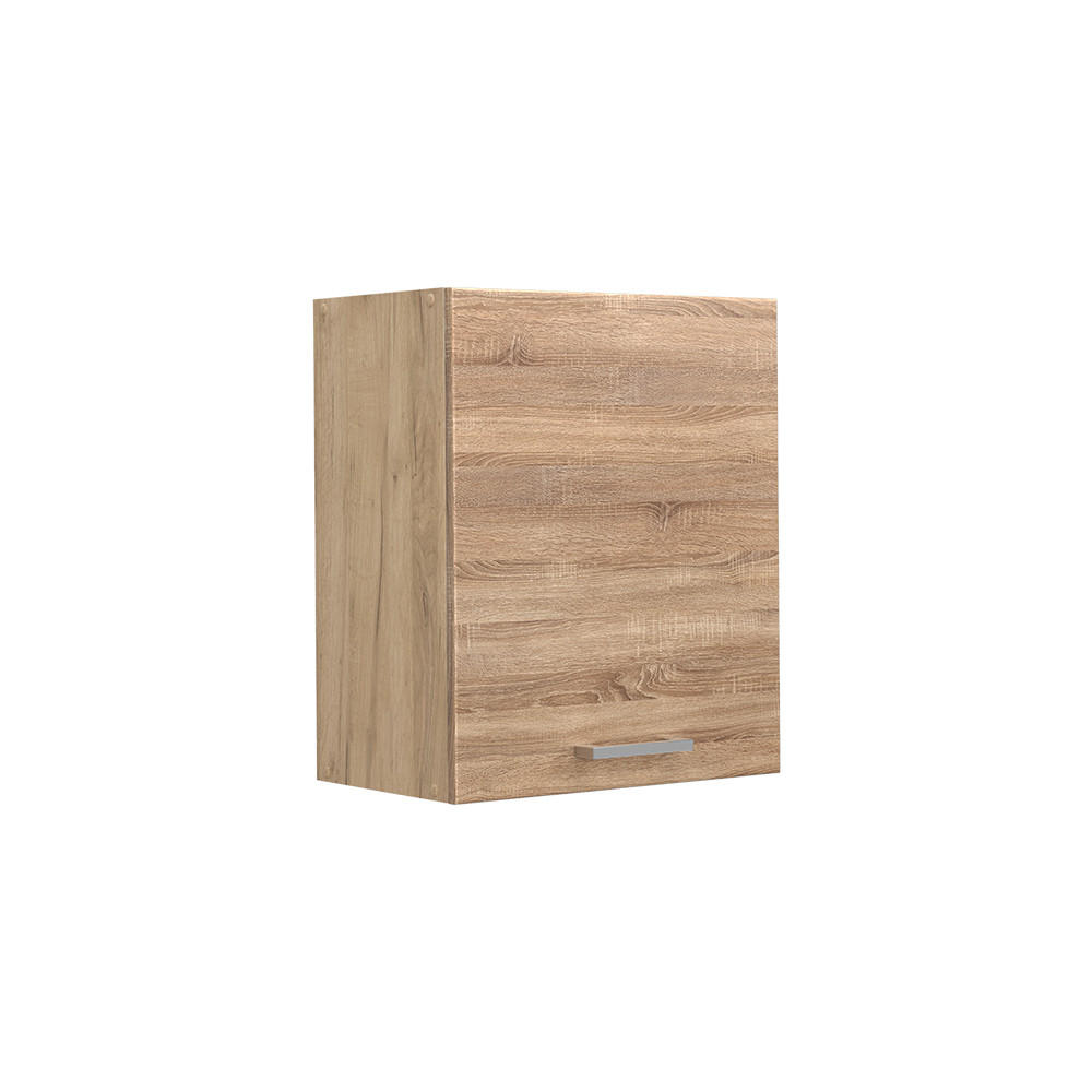 HÄNGESCHRANK R-Line, Sonoma/Goldkraft Eiche, 50 cm - Eichefarben/Sonoma Eiche, Holzwerkstoff (50/60/31cm) - Vicco