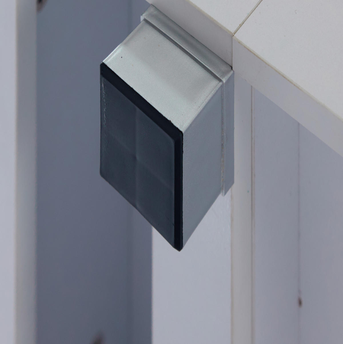 KONFERENČNÍ stolek 100/50/35 cm bílý z dřevotřísky s LED osvětlením a skleněnou deskou - bílá, kompozitní dřevo (100/50/35cm) - OKWISH
