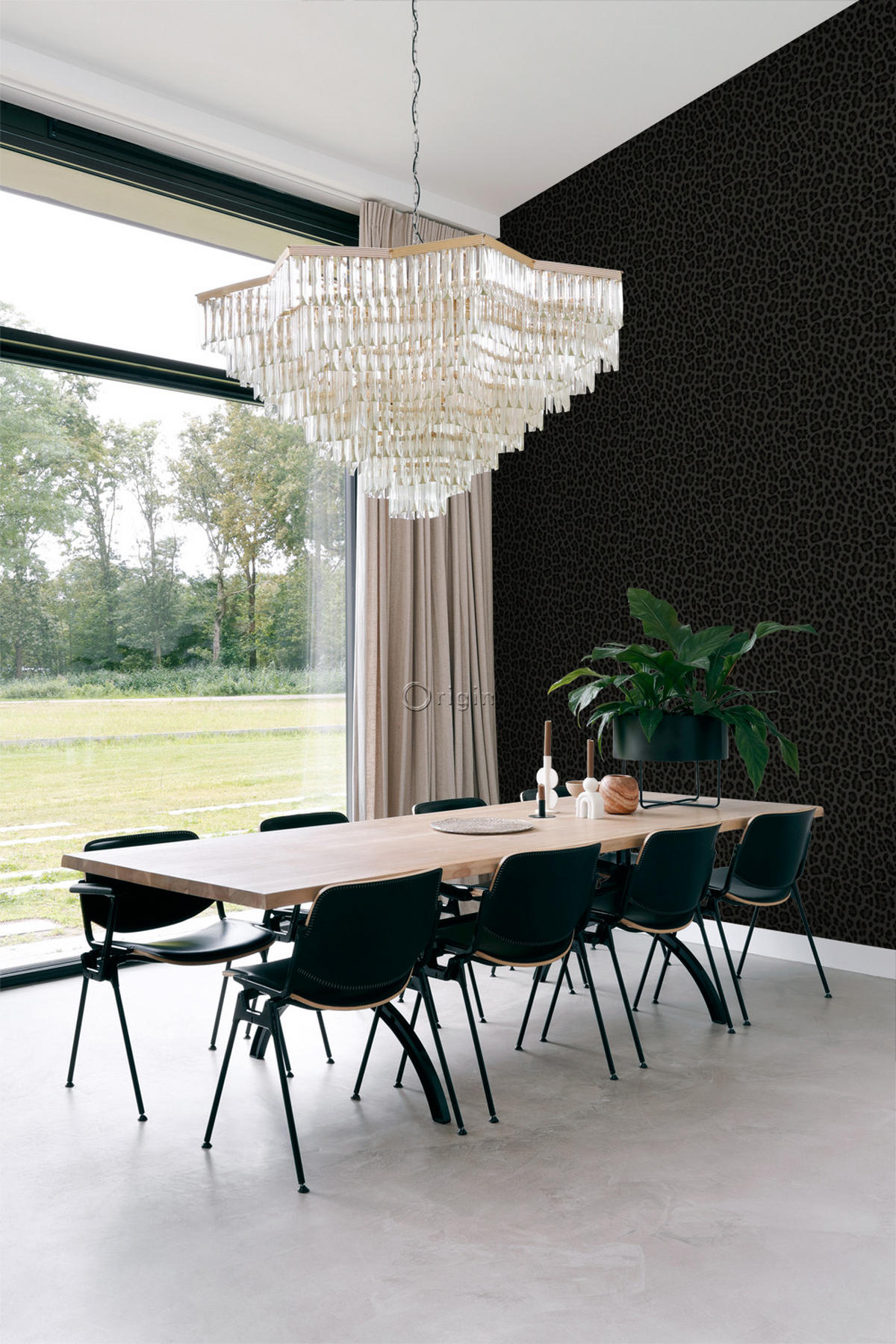 TAPETE Leopardenmuster 53 cm x 10.05 m - Braun, Papier (53/1000cm) - Origin Wallcoverings