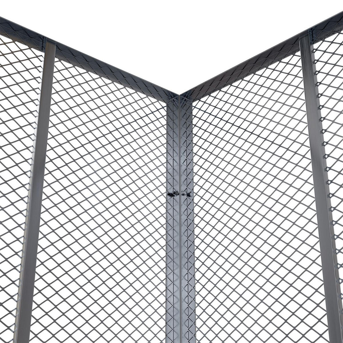 KOMPOSTER Metall silber 450L - Silberfarben, Metall (80/70/80cm) - Juskys